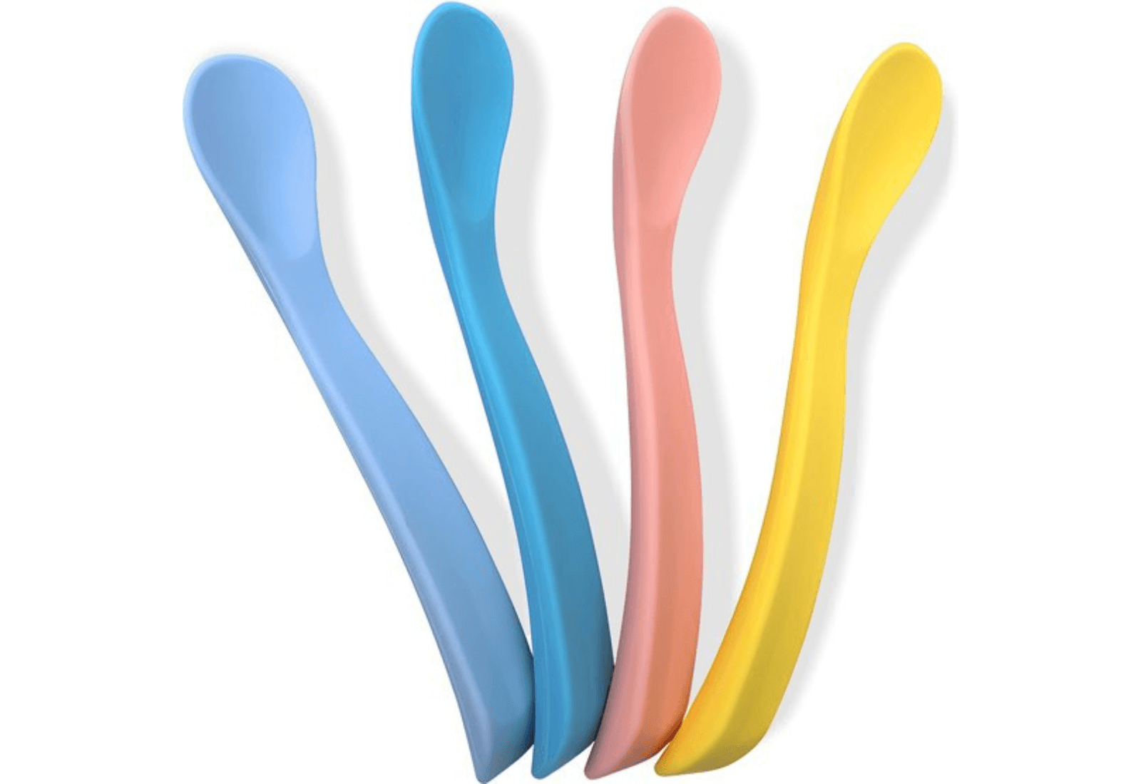 OKONK Nettlepels, set van 6, flexibele babylepels, leerlepel, baby OKONK Nettlepels, set van 6, flexibele babylepels, leerlepel, baby