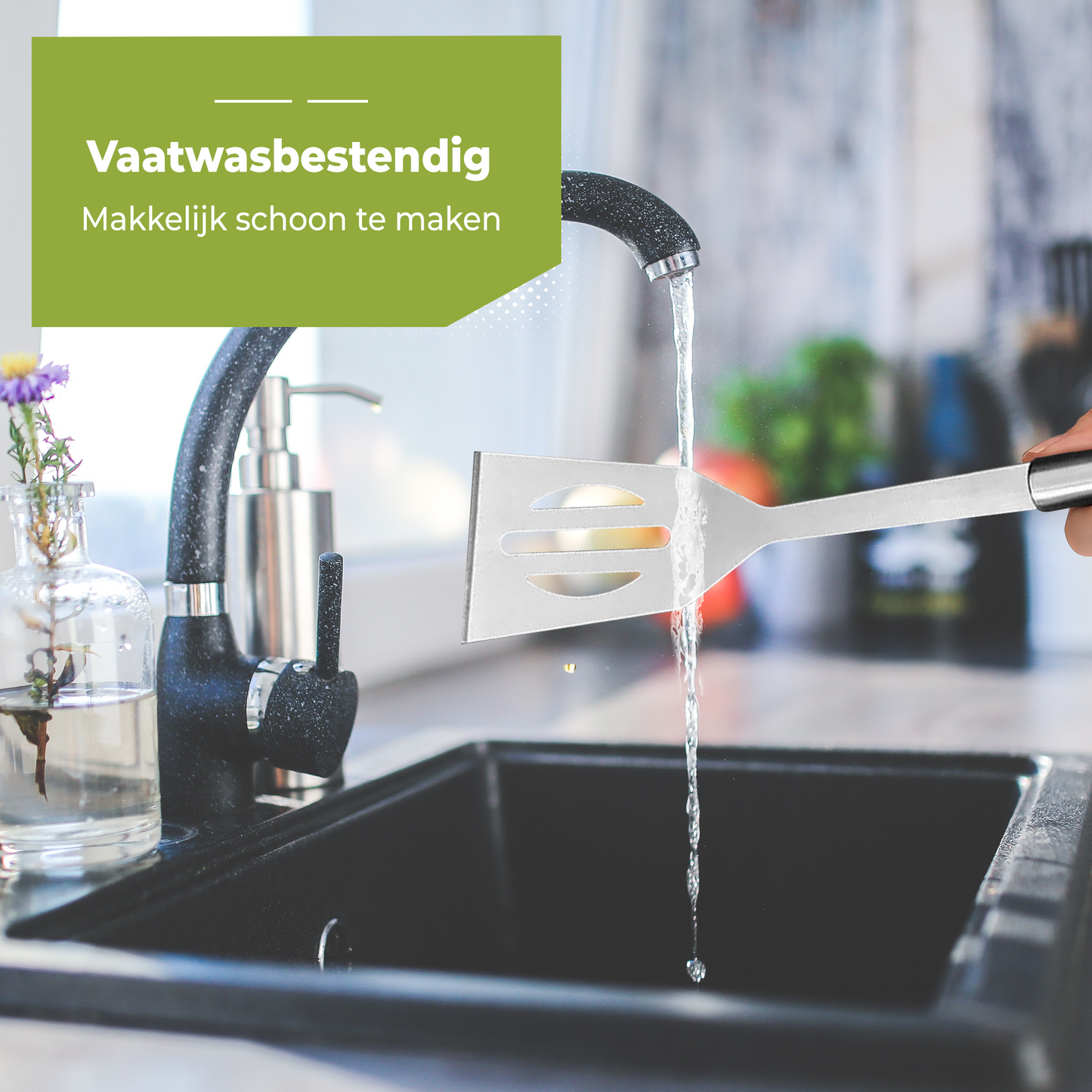 Premium Roestvrijstalen Spatelset - Keukenspatel