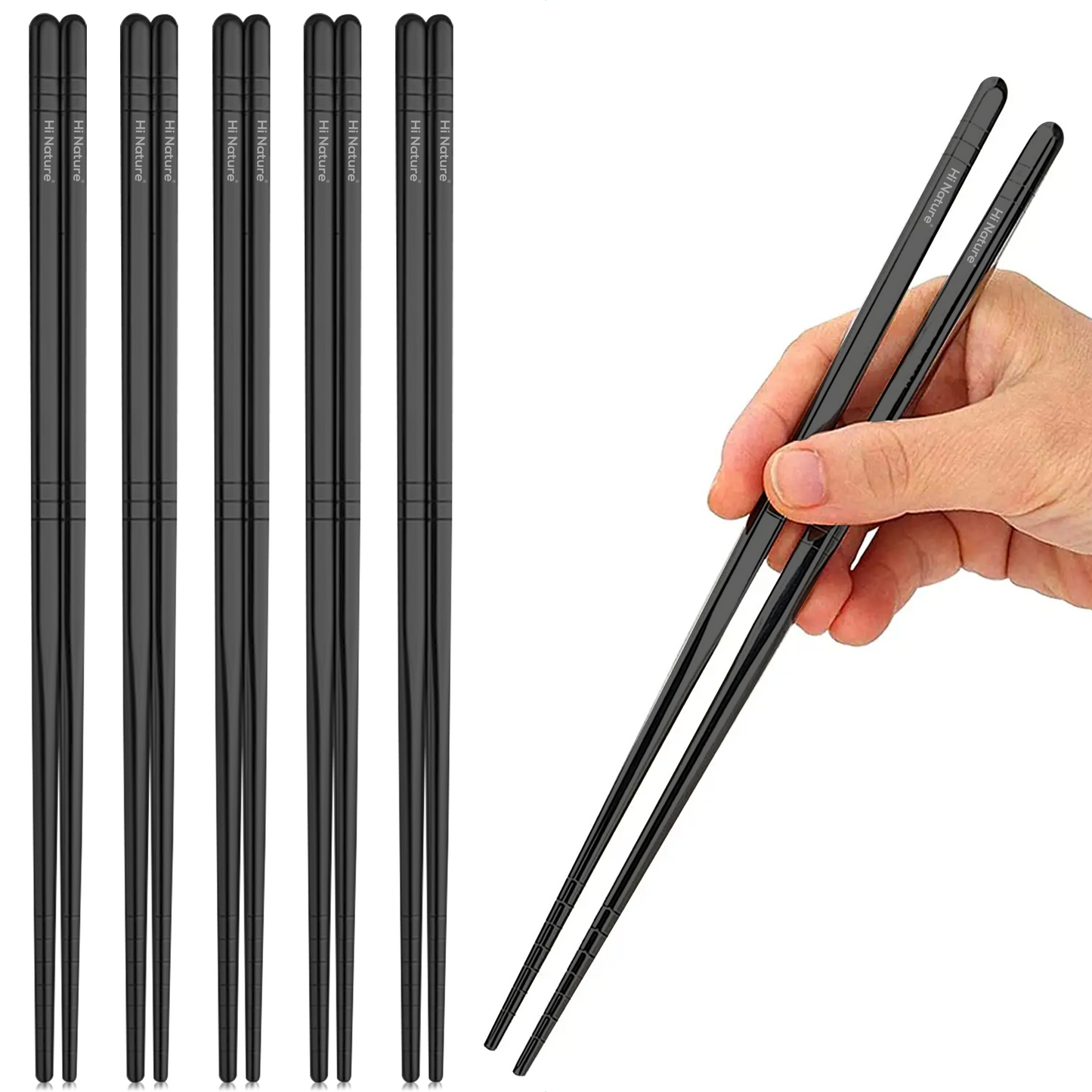 Luxe Chopsticks Set (Zwart)
