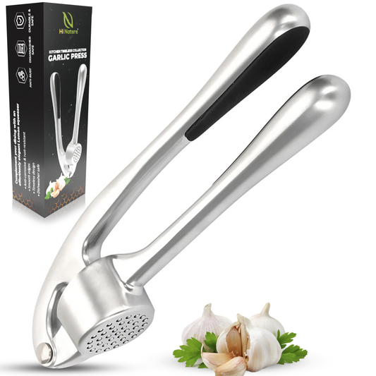 Knoflookpers RVS 17 CM