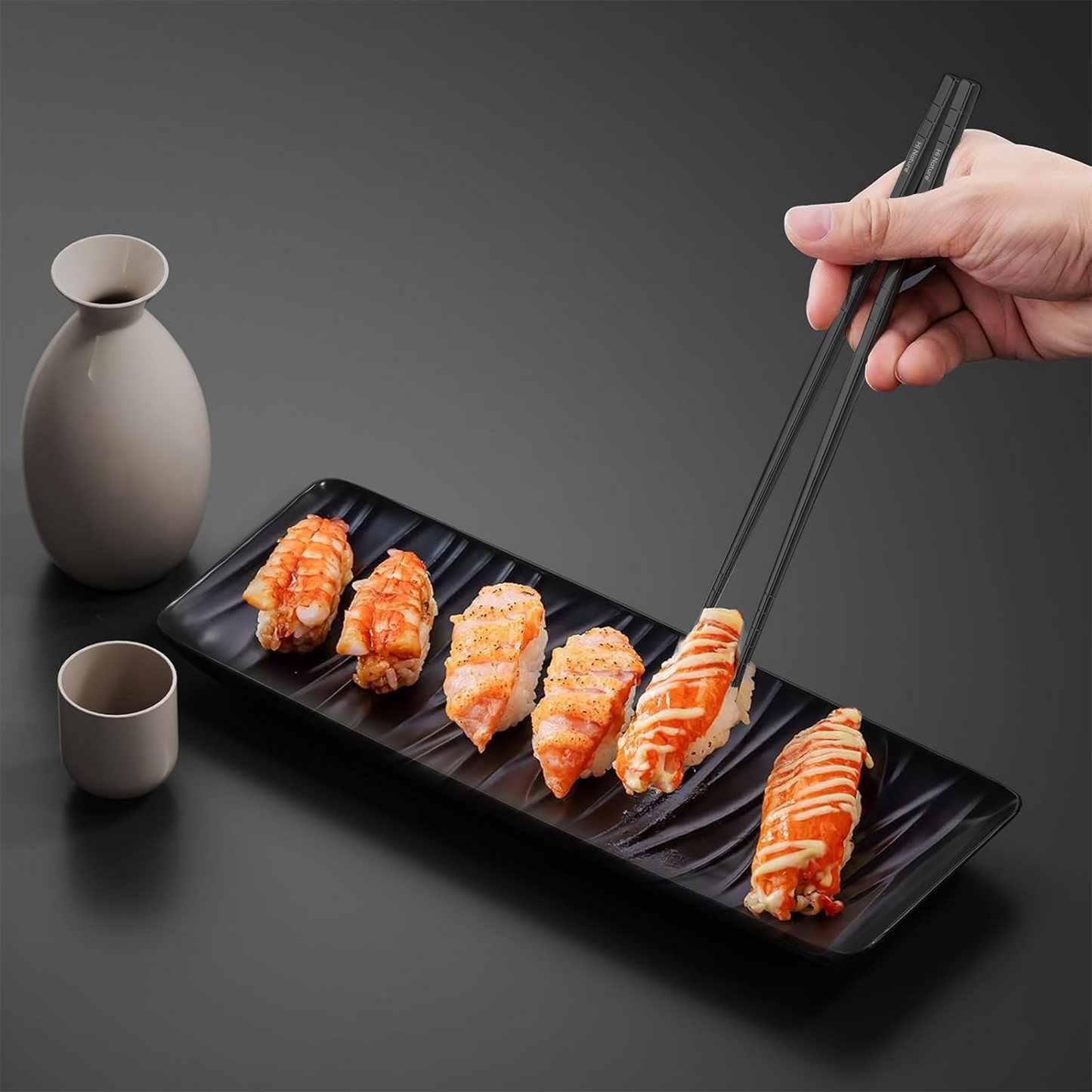 Luxe Chopsticks Set (Zwart)