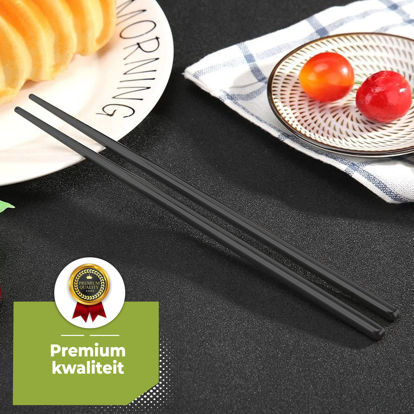 Luxe Chopsticks Set (Zwart)