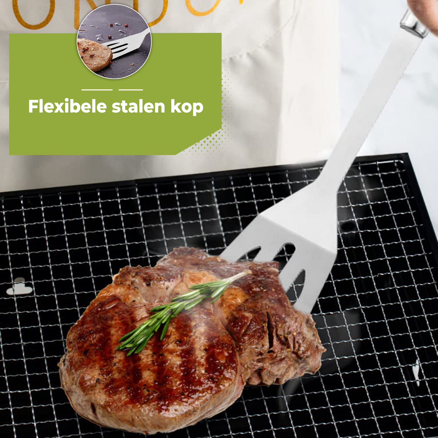 Premium Roestvrijstalen Spatelset - Keukenspatel