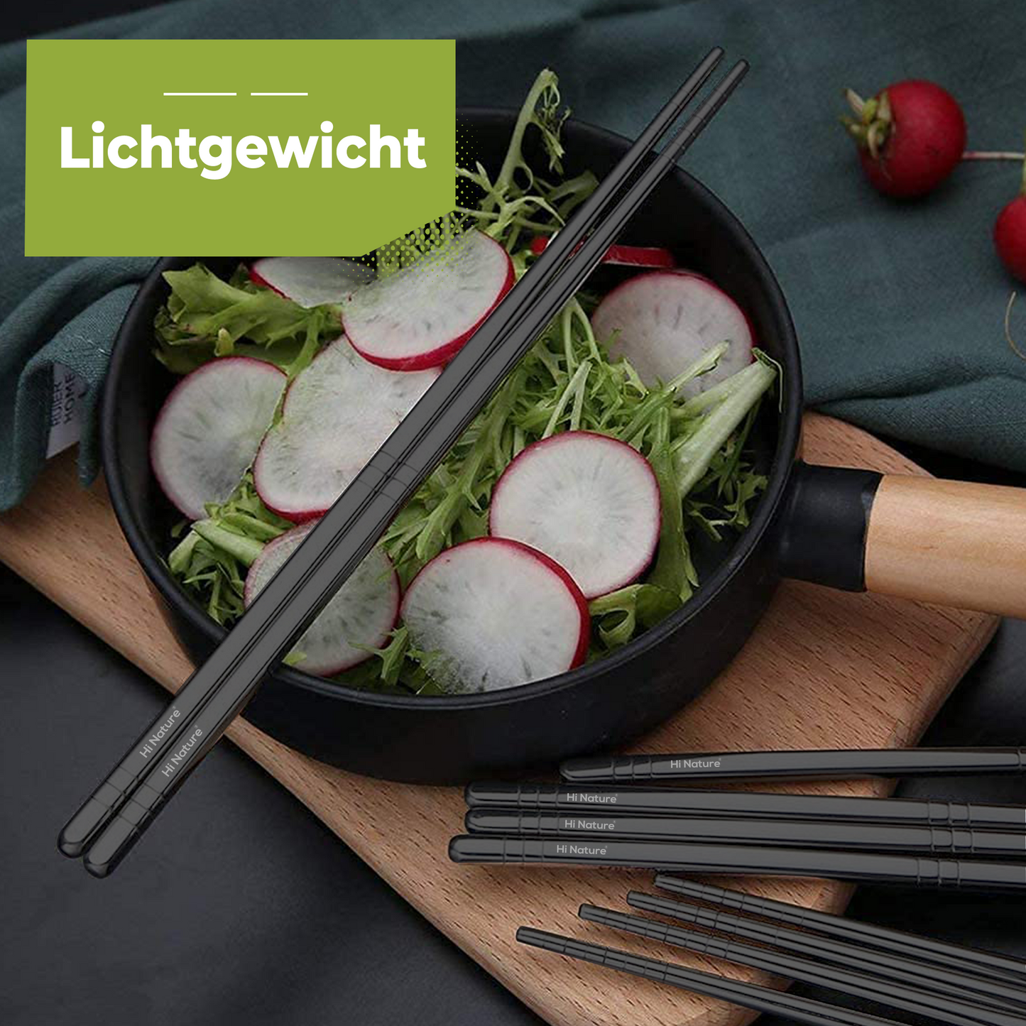 Luxe Chopsticks Set (Zwart)