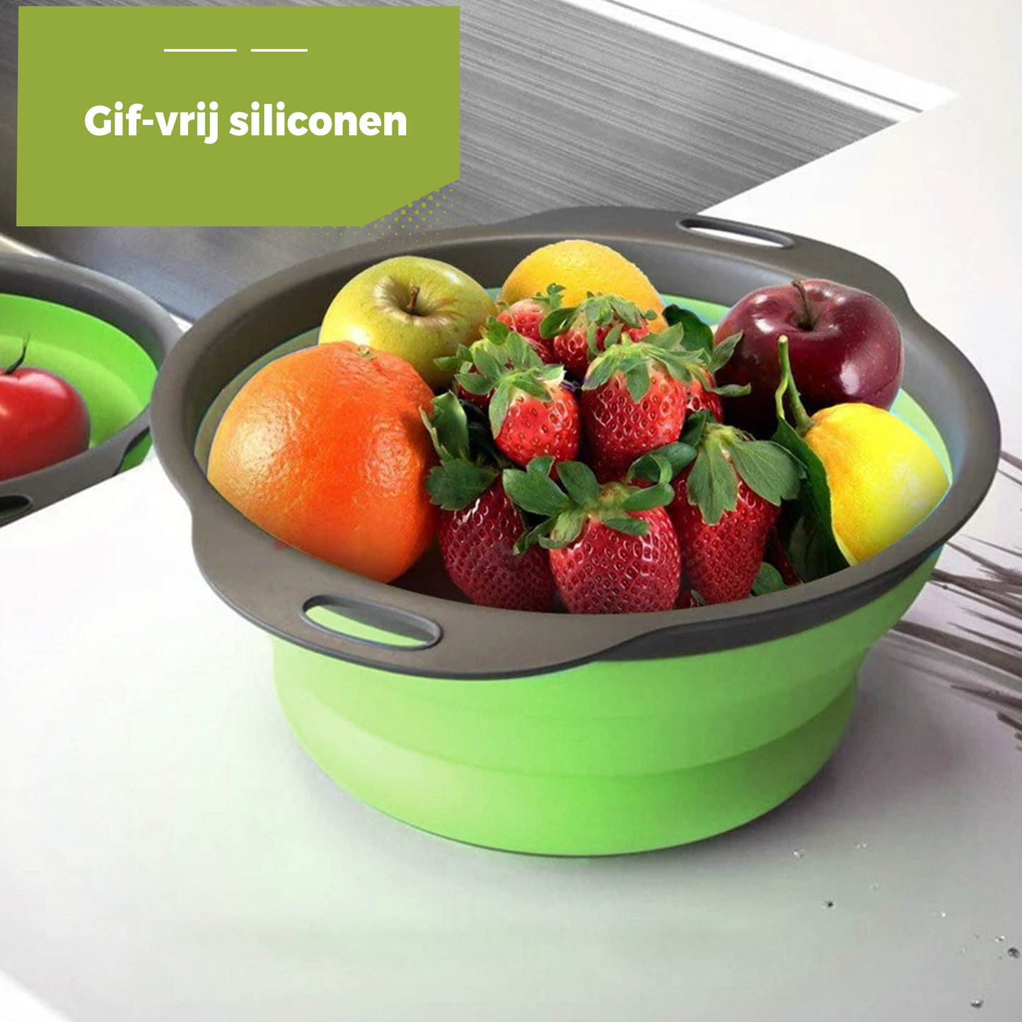 Colander Set 2 grün