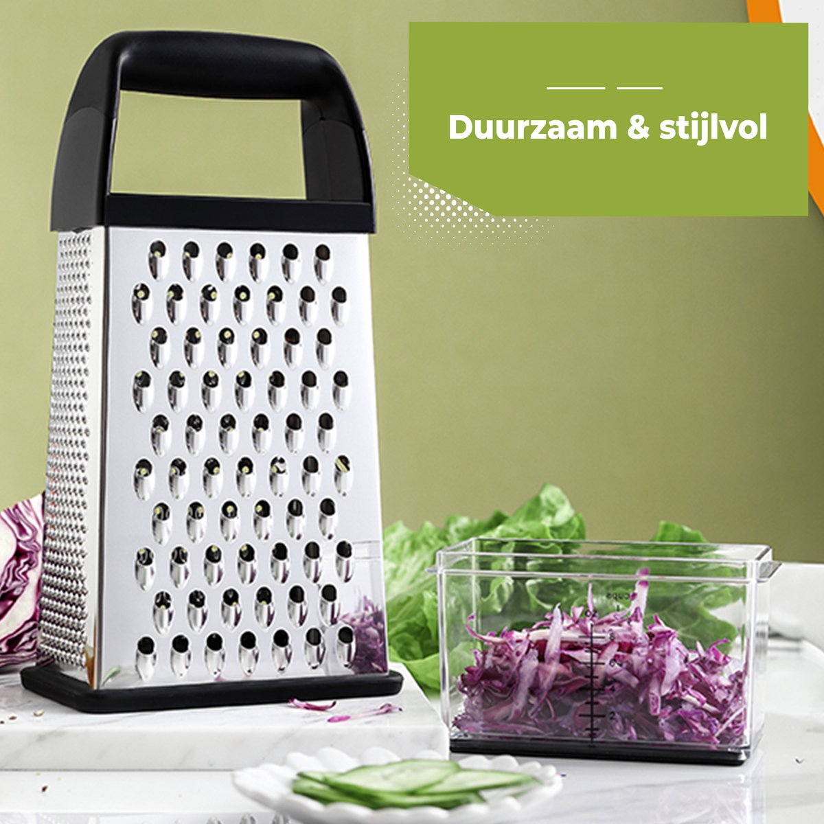 Raspen - Multifunctionele Torenrasp met Bakje