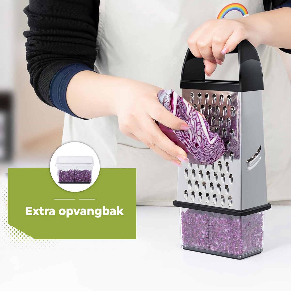 Raspen - Multifunctionele Torenrasp met Bakje