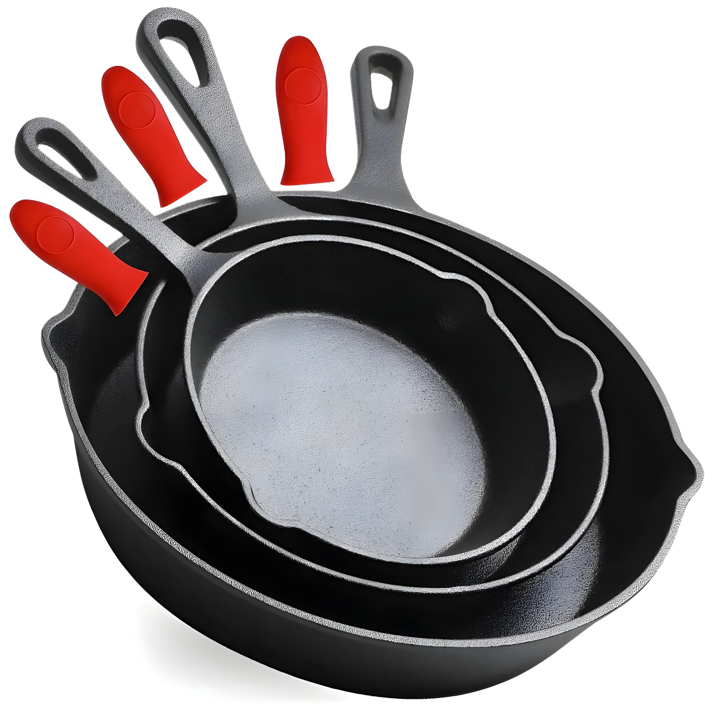 Gietijzeren Pannenset 3 - Skillet Cast Iron