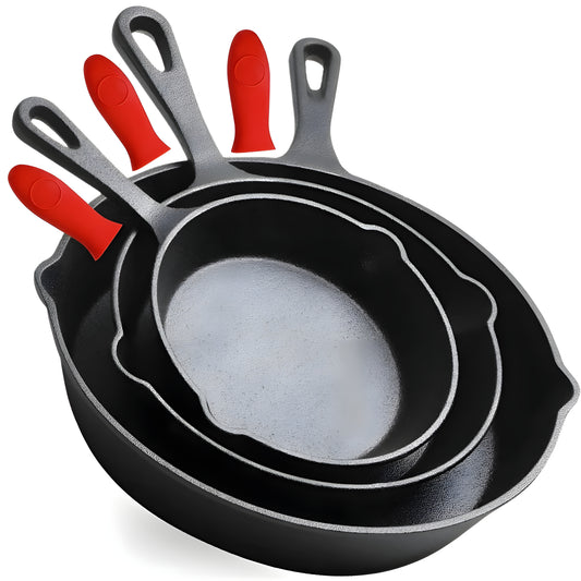 Gietijzeren Pannenset 3 - Skillet Cast Iron