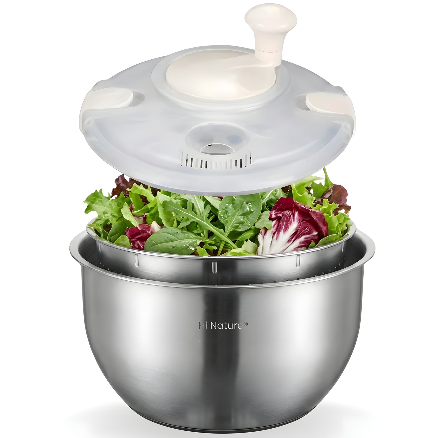 Slacentrifuge - Rotare Salade Spinner - RVS