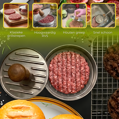 Professionele Hamburgerpers en Hamburgermaker