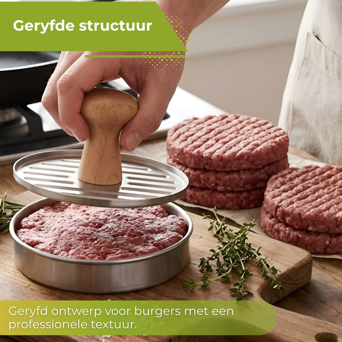 Professionele Hamburgerpers en Hamburgermaker