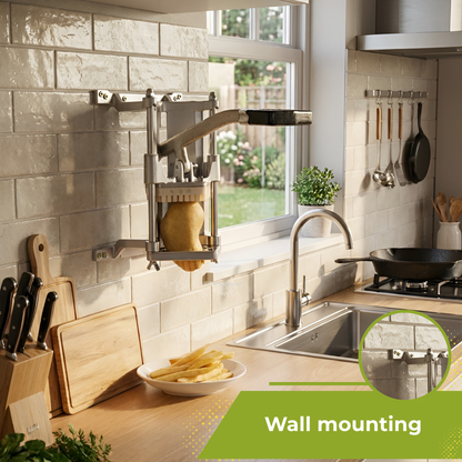 Frietsnijders - Patatsnijder -  inclusief 4 roestvrijstalen messen