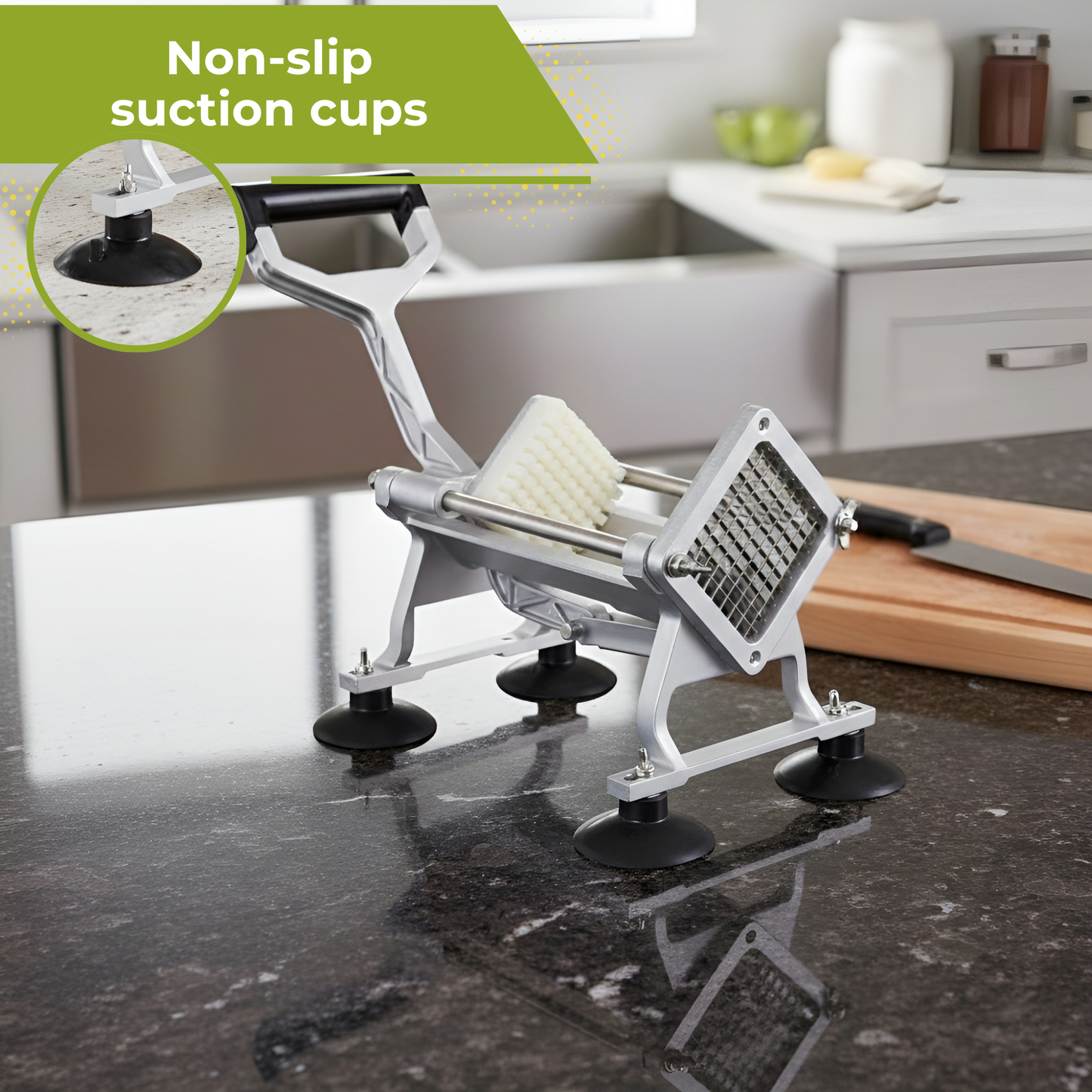 Frietsnijders - Patatsnijder -  inclusief 4 roestvrijstalen messen