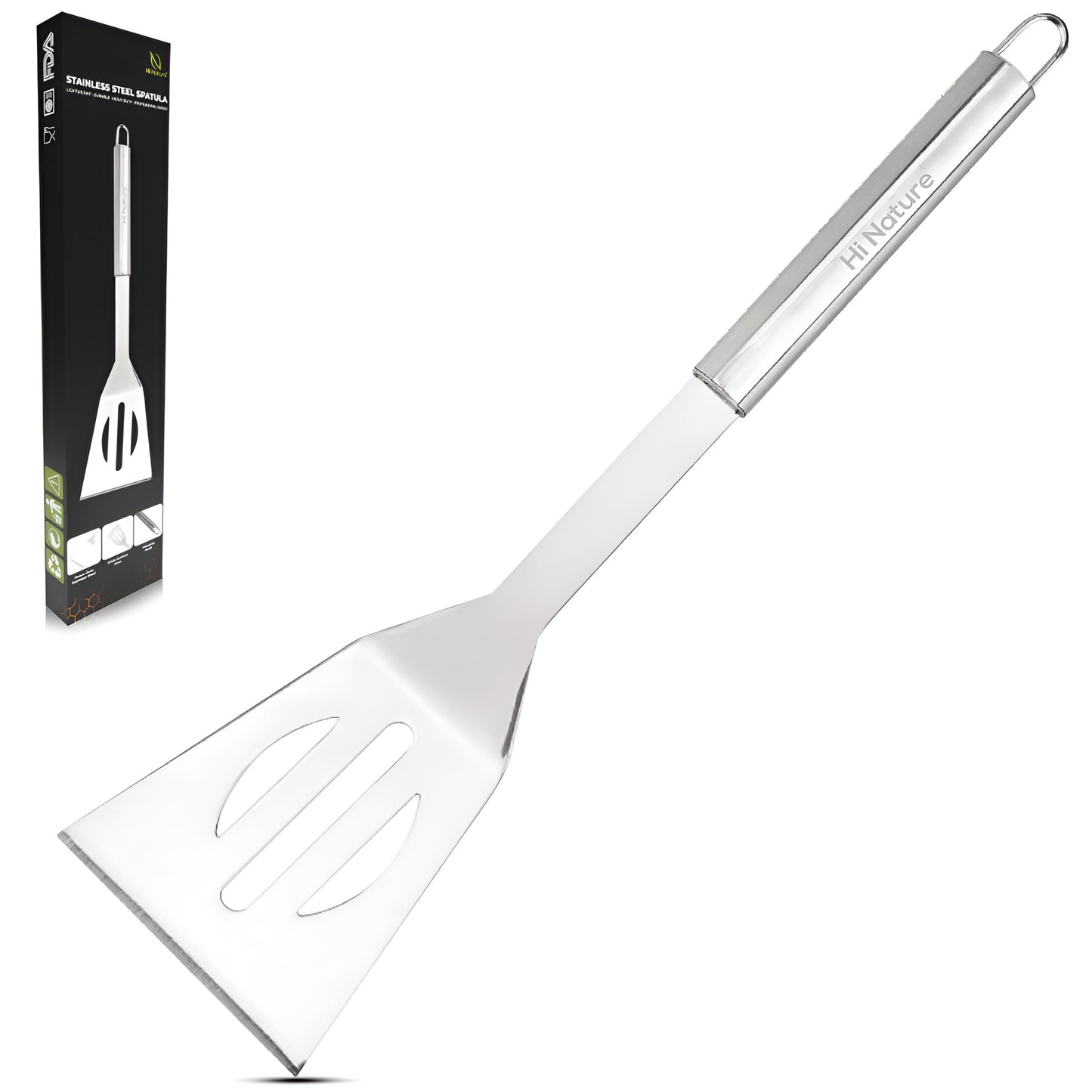 Premium Edelstahl Spatel Set - Küchenspatel