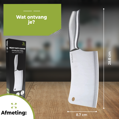 Hakmessen RVS | Chopping Hakmes, Hakbijl, Koksmes