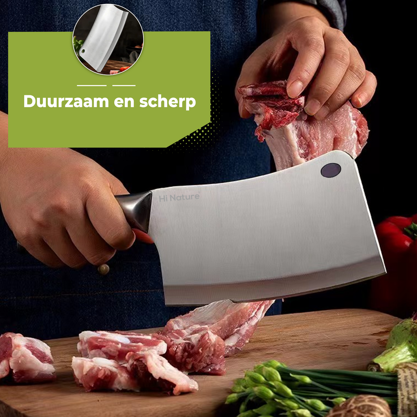 Hakmessen RVS | Chopping Hakmes, Hakbijl, Koksmes