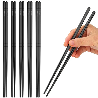 Luxus -Stäbchen -Set (schwarz)