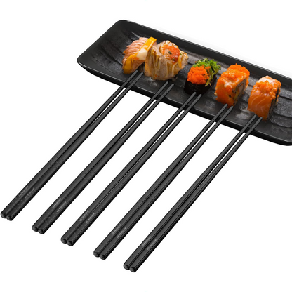 Luxus -Stäbchen -Set (schwarz)