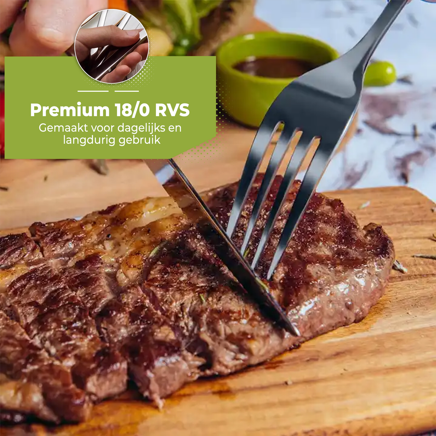 Besteksets - 6 Persoons Bestekset 100% RVS (36-delig)