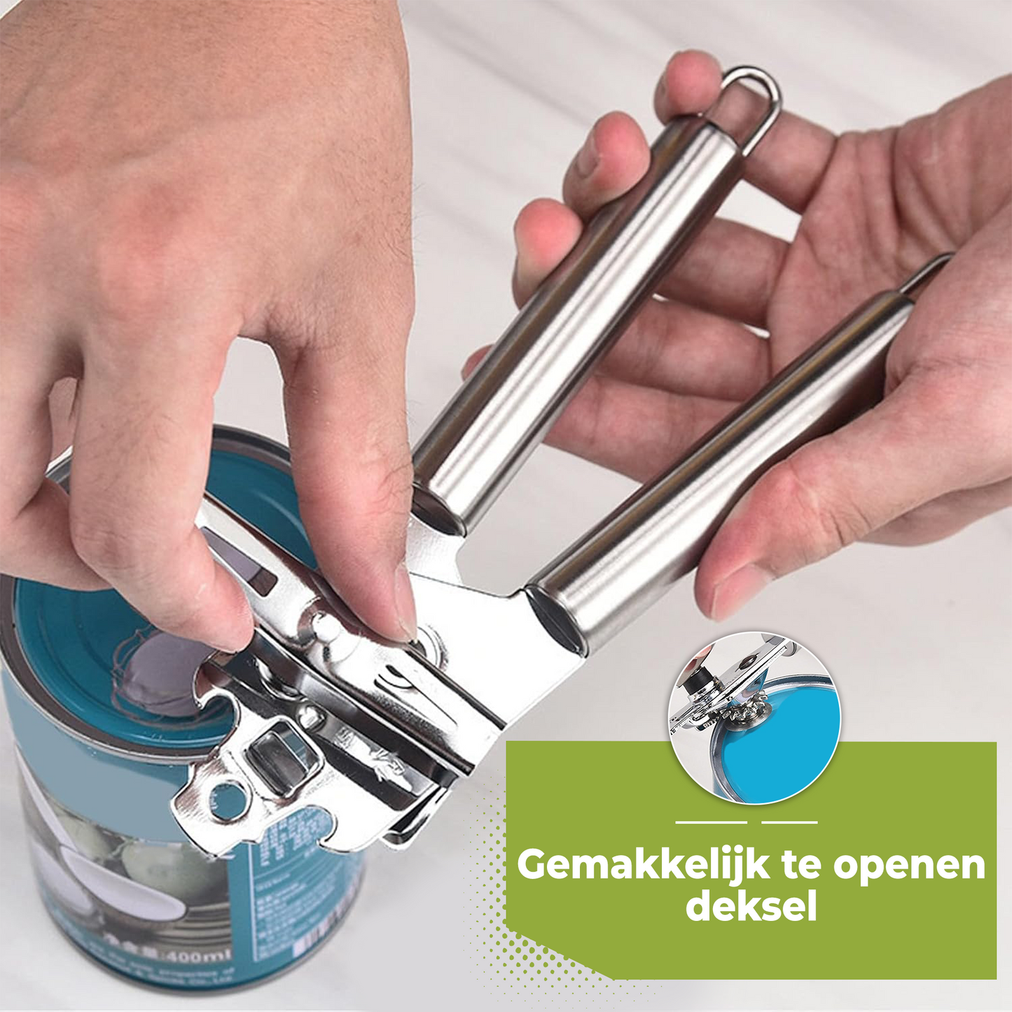 Blikopener - RVS Handmatige blikopener