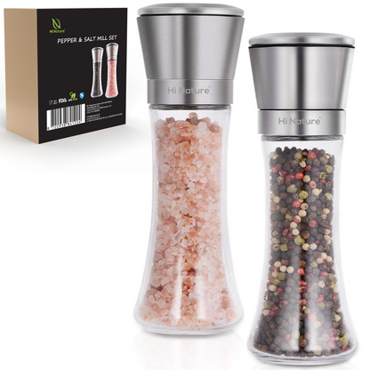 RVS Peper- & zoutmolens set